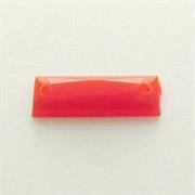 P.CUC.ACRILICA RETTANGOLO 5x15MM ROSSO LACCA (A215)