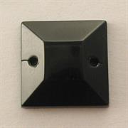 P.CUC.VETRO CARRE'12X12MM NERO