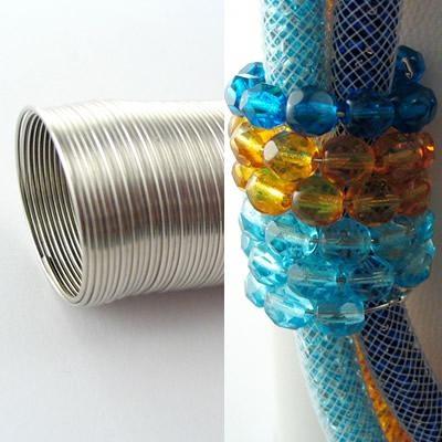 MOLLA ARMONICA 21MM PER RETE TUBOLARE (1 PEZZO = 1 GIRO COMPLETO)