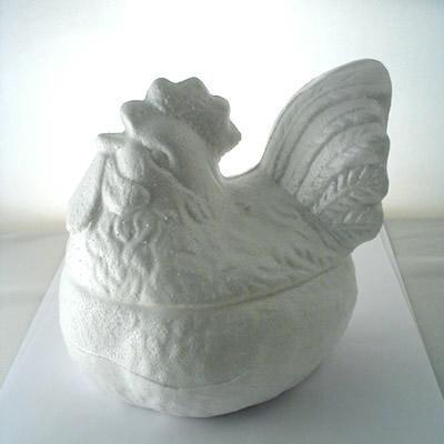 GALLINA CONTENITORE 175x150MM IN POLSTIROLO