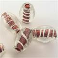 OVALE ANIMA BORDO' CON SWIRL 20x14mm