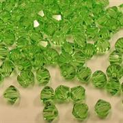 BICONO 6MM PERIDOT                  (ART.5301 SWAROVSKI ROMBETTO)