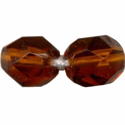 MEZZO CRISTALLO BOEMIA 4MM TOPAZIO BRUCIATO