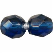 MEZZO CRISTALLO BOEMIA 12MM BLU