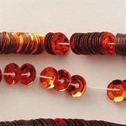 FILI CUVETTES 4MM ARANCIO METALLICO N418