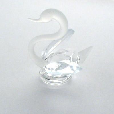 FIGURINA CIGNO COLLO E TESTA SATINATI 2,8x3,5CM (1046M)