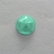 MOT.PAILL.N.11 CABOCHON FACC.8MM VERDE SMERALDO IRIS