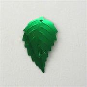 MOT.PAILL.N.13 FOGLIA 13x24MM VERDE MET.