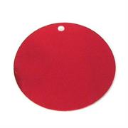 MOT.PAILL.N.34 TONDO 25MM ROSSO MET.FORO LATERALE