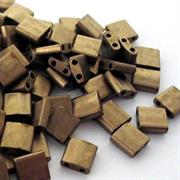 TILA MIYUKI 5x5x1,9MM BRONZO SATINATO (82464)