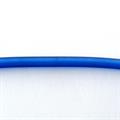 TUBOLARE BLU ZAFFIRO TRASP.SATINATO 4MM IN PVC (425S)