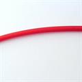 TUBOLARE ROSSO TRASP.SATINATO 4MM IN IN PVC (451S)