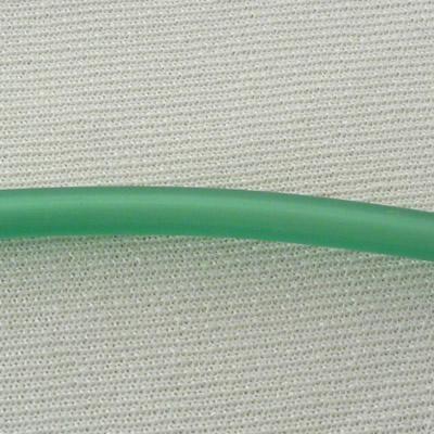 TUBOLARE VERDE TRASP.SATINATO 4MM IN PVC (442S)