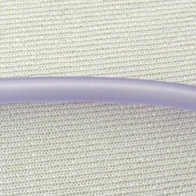 TUBOLARE VIOLETTO TRASP.SATINATO 4MM IN PVC (403S)