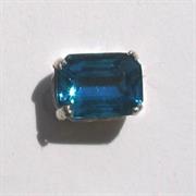 OTTAGONO C/CAST.8X6MM BLU ZIRCONE