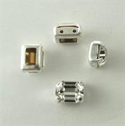 OTTAGONO C/CAST.8X6MM CRISTALLO/ARGENTO PRECIOSA (7192 9058)